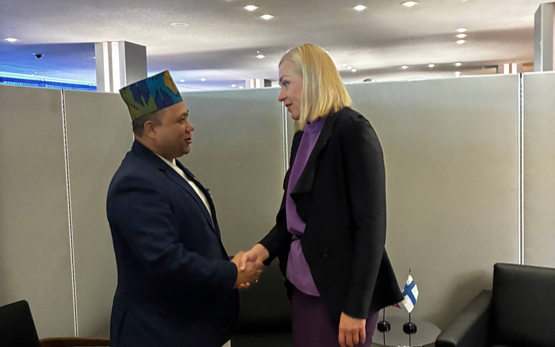 Finnish Foreign Minister Valtonen Meets with Foreign Minister Khanal