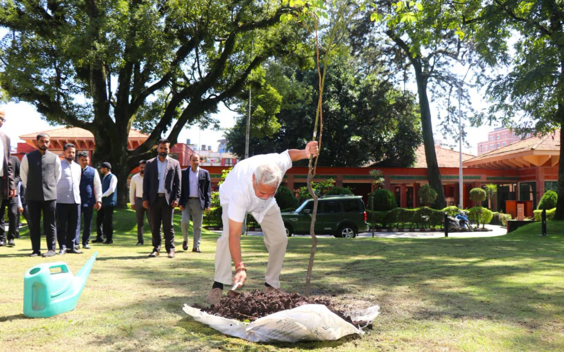 Indian Ambassador Plants Sapling as Part of 'Swachhata Hi Seva 2026'