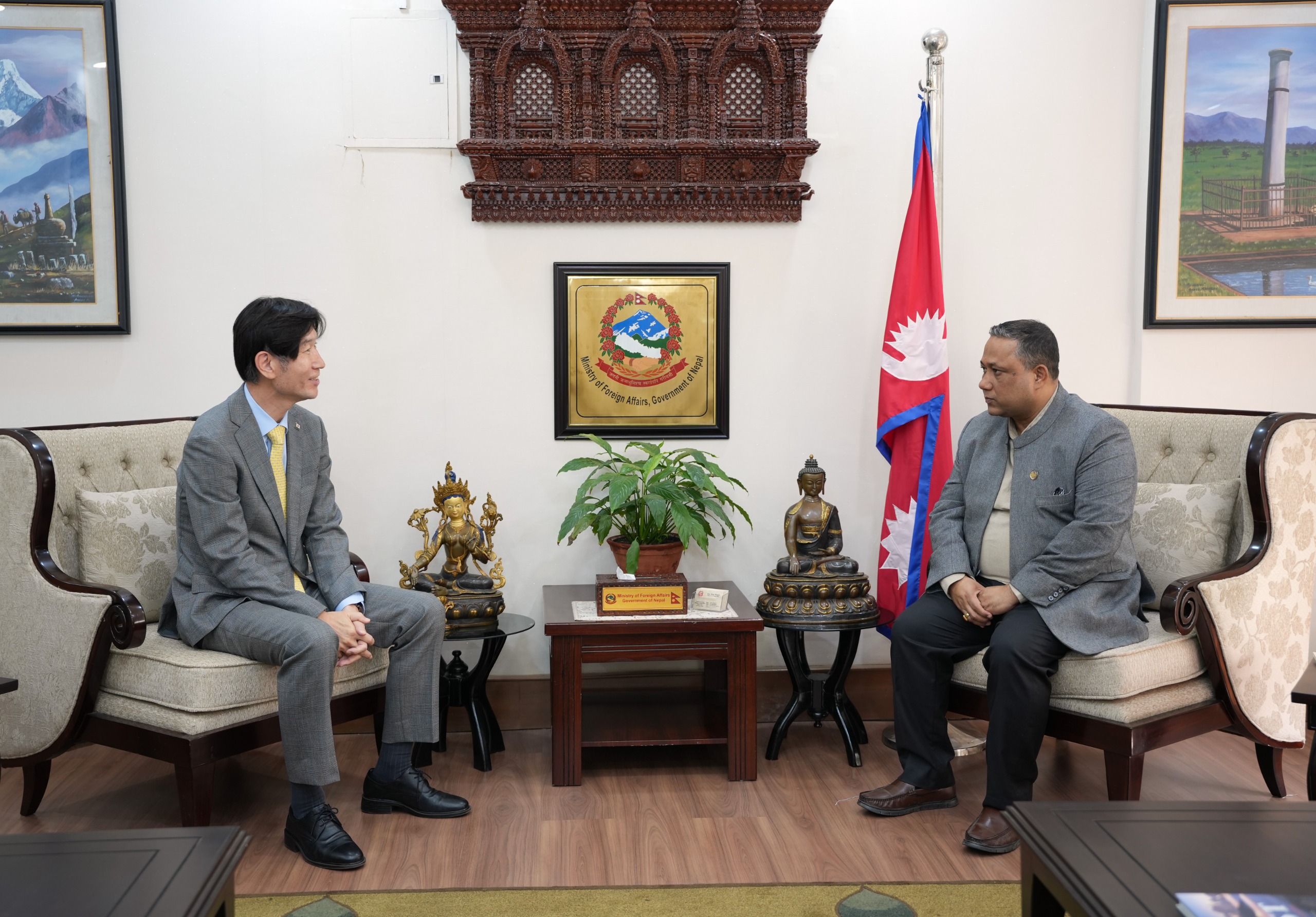 Nepal, South Korea Pledge to Strengthen Bilateral Relations