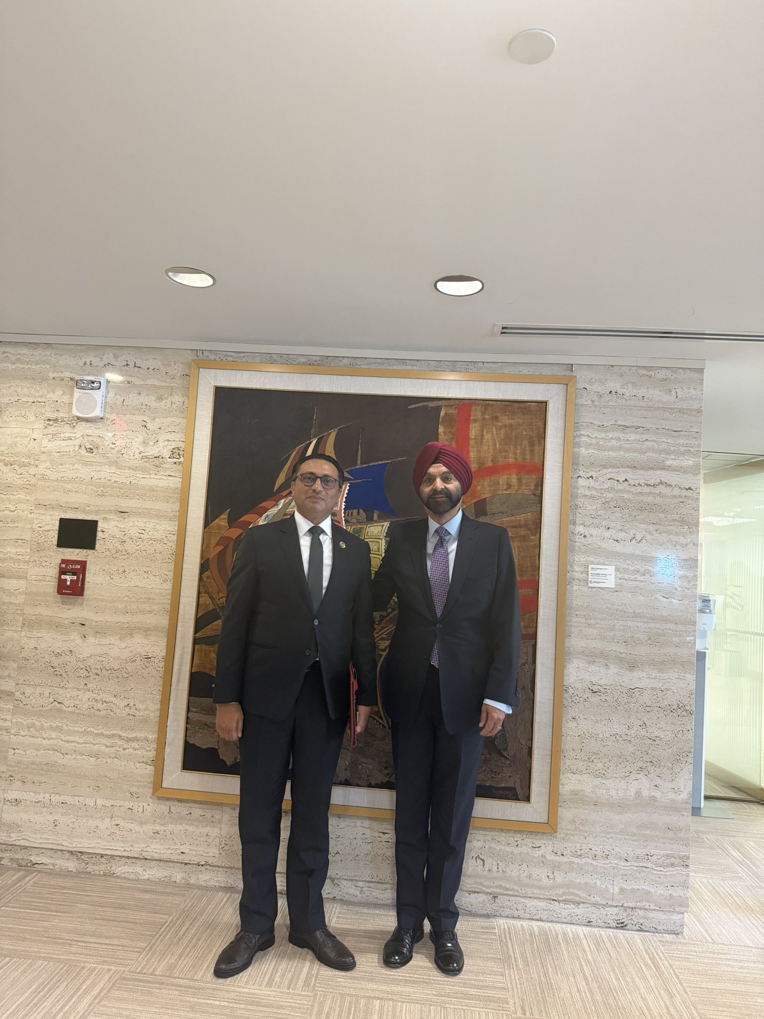 Finance Minister Dr. Swarnim Wagle Holds High-Level Meetings in Washington, D.C.
