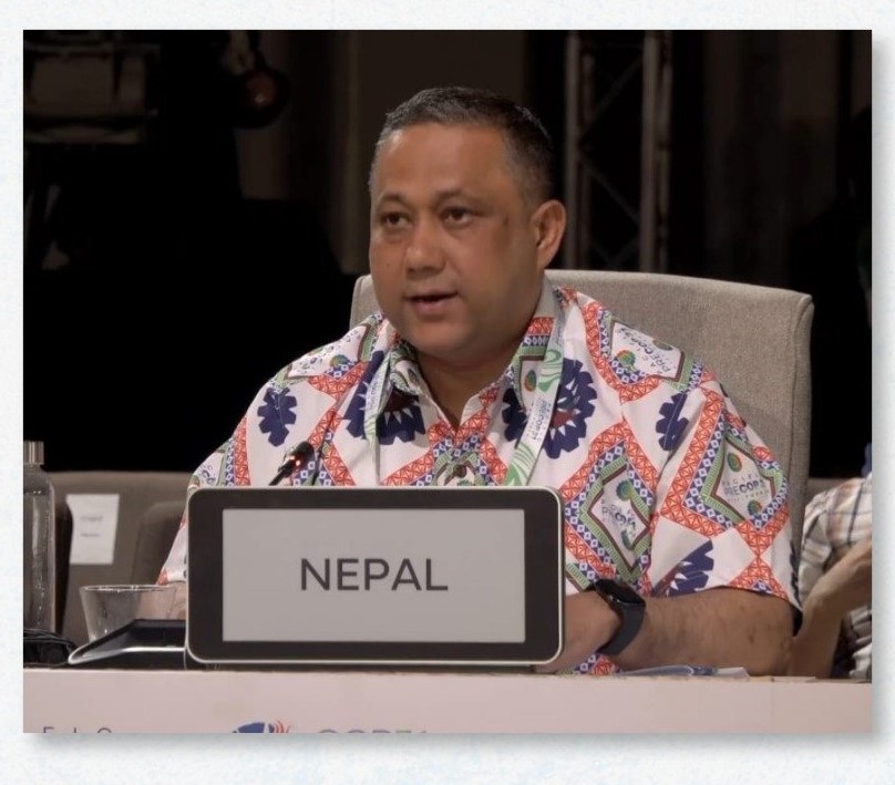 Foreign Minister Khanal Calls for ‘Sagarmatha to the Sea’ Partnership at Pre-COP Event in Fiji