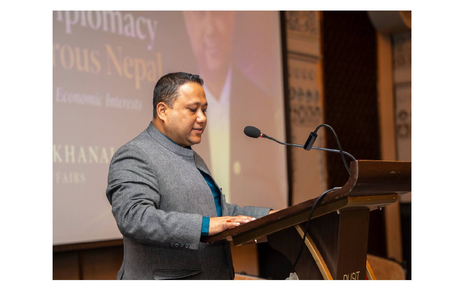 Foreign Minister Khanal Addresses 'Economic Diplomacy for a Prosperous Nepal' Event