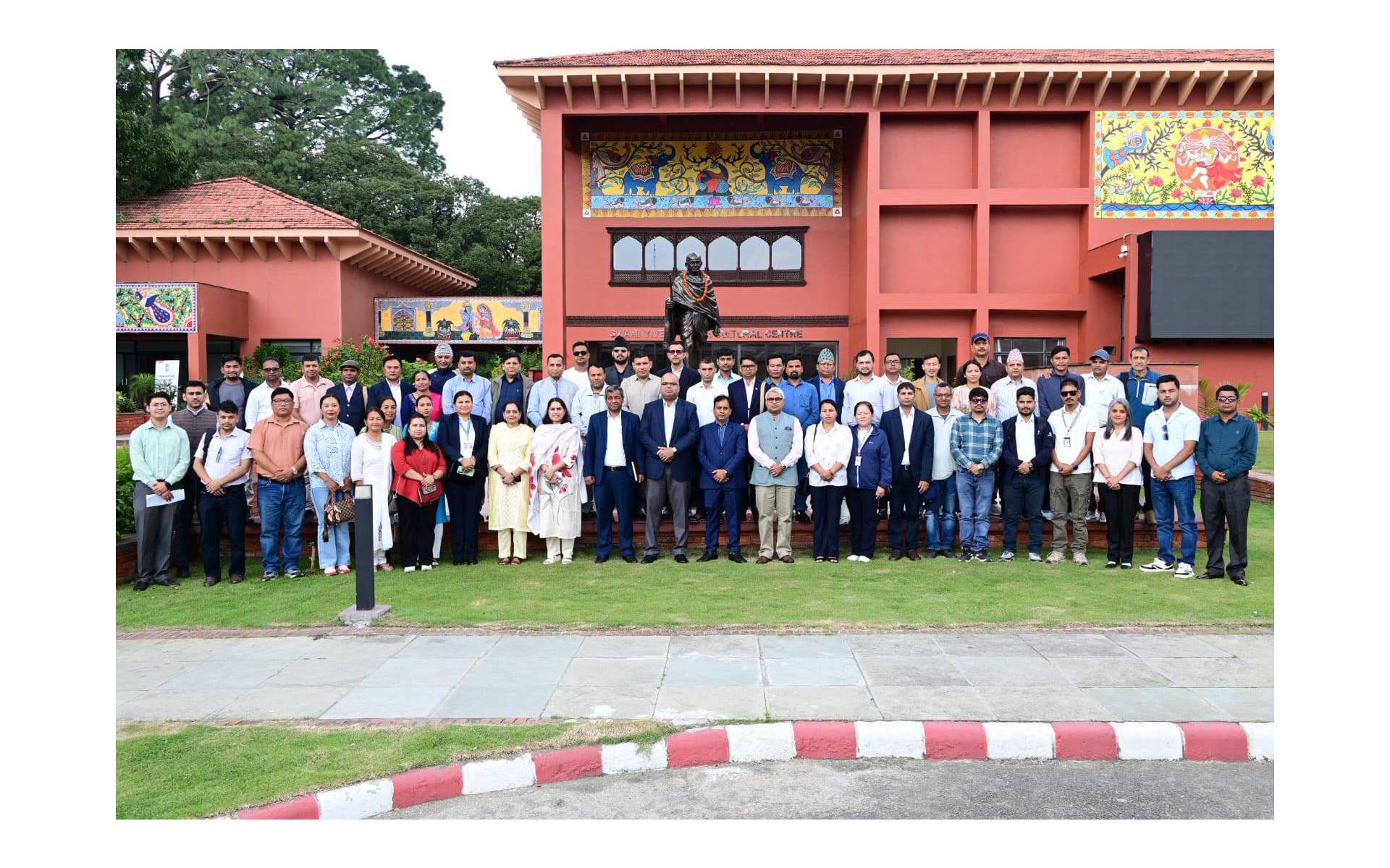 Indian Embassy Organizes Feedback Session for 50-member Delegation of Officers 