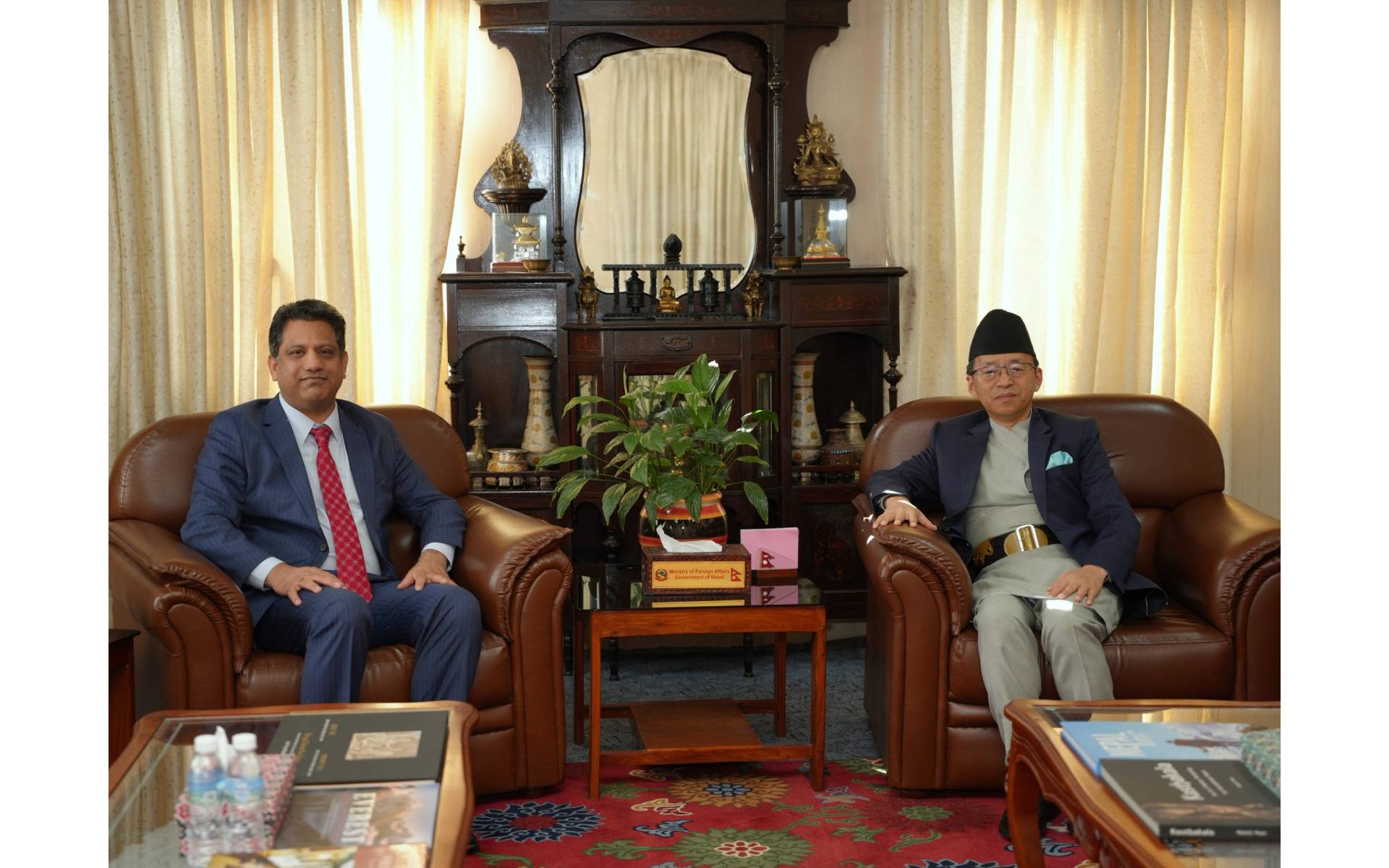 Ambassador Khan Pays Courtesy Call on Foreign Secretary Rai 