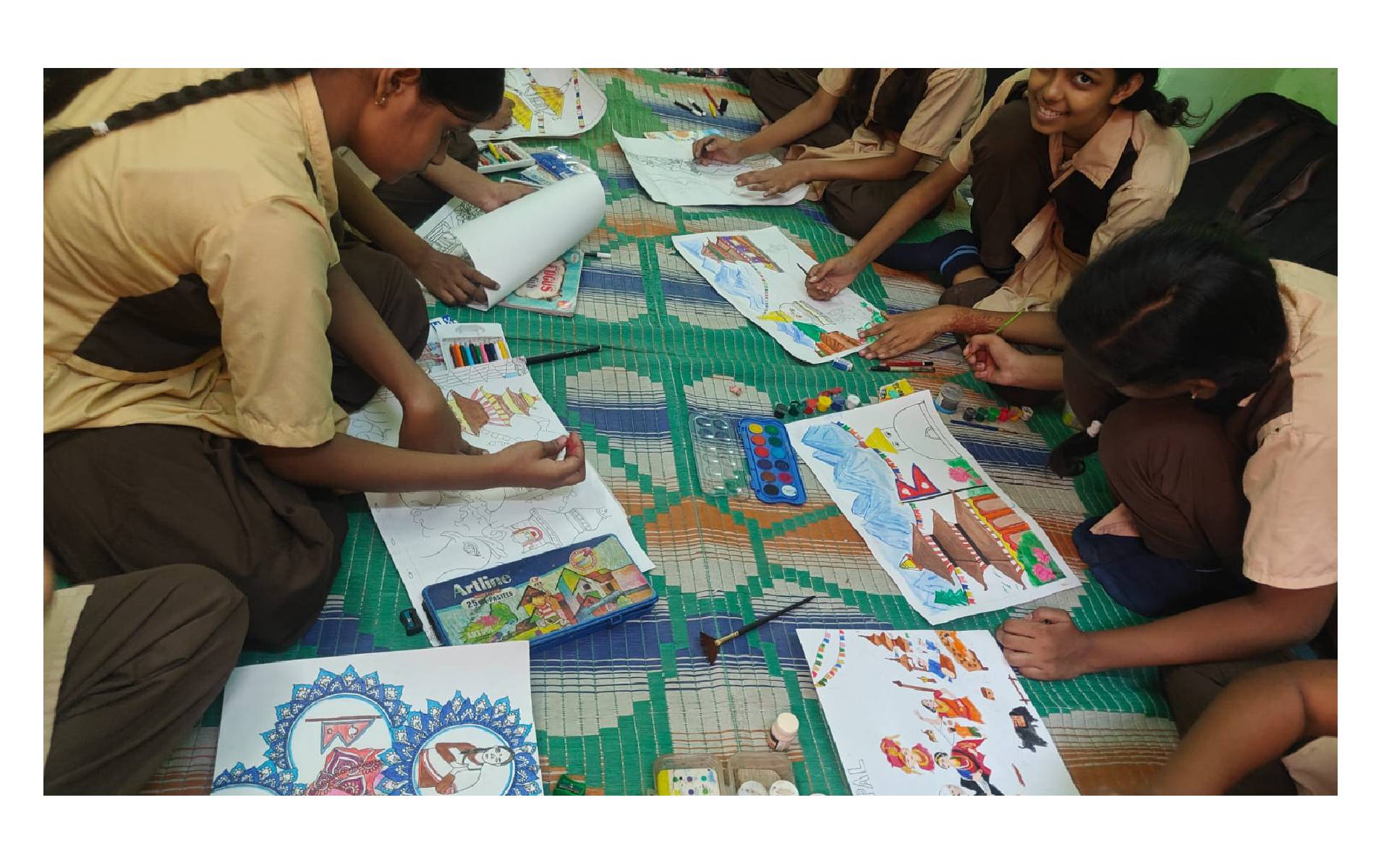Nepal Embassy in India Organises Painting Competition 