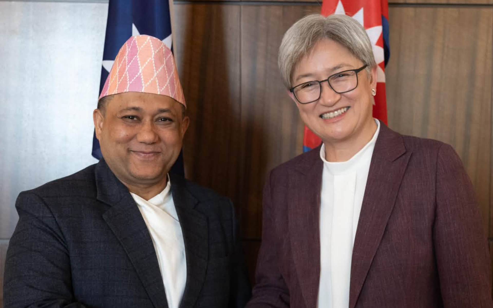 Foreign Minister Khanal and Australian Foreign Minister Wong Hold Bilateral Talks in Melbourne