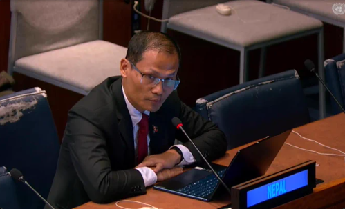 DPR Magar Addresses General Debate of the Fourth Committee of UNGA81