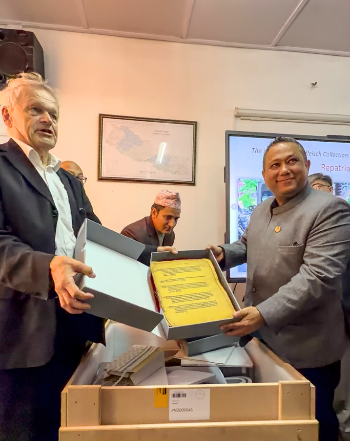Foreign Minister Khanal Attends Handover Ceremony of Historical Documents