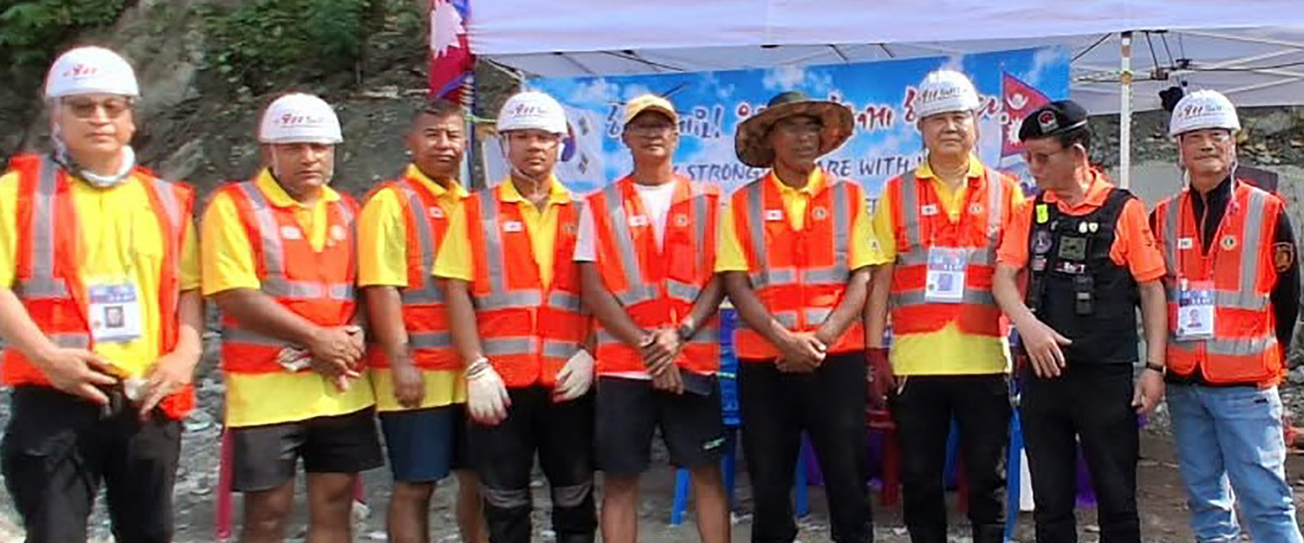 South Korean Volunteers Assist Flood Cleanup in Nuwakot