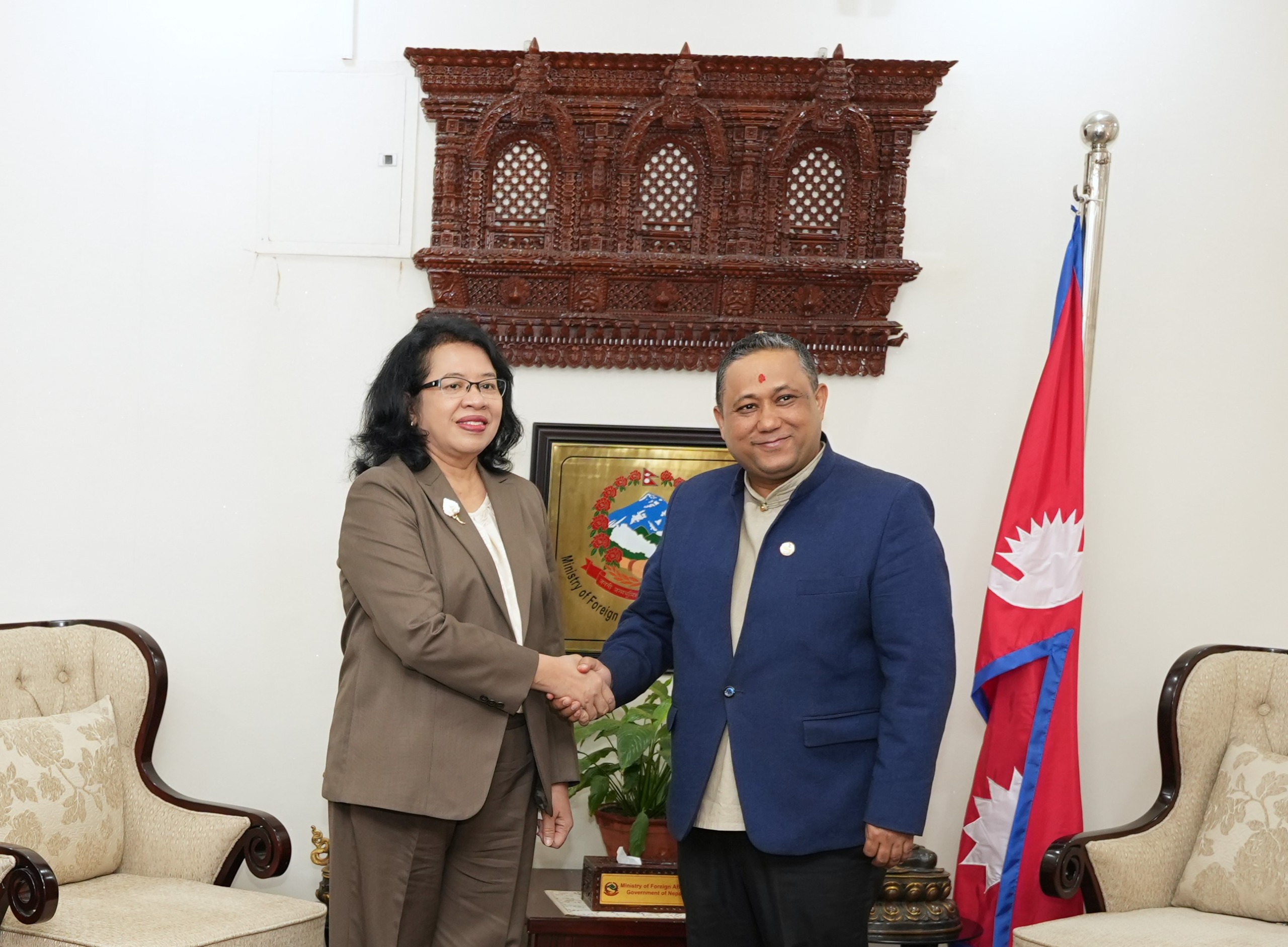 Nepal, Indonesia Discuss Strengthening Bilateral Relations